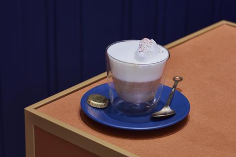 Lavazza coffee foamy latte